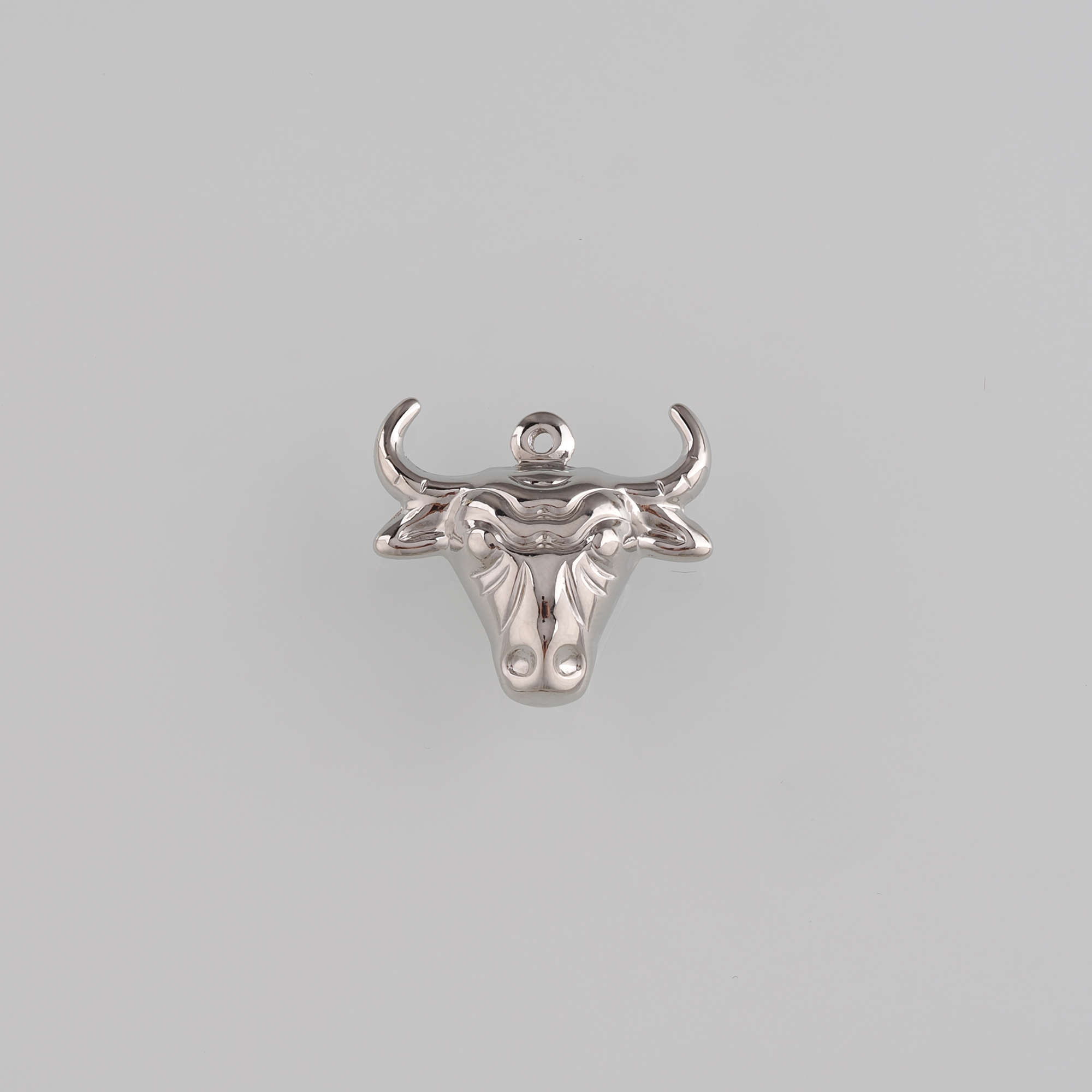 18K Gold Filled Cow Head Pendant,Animal Charm,Cow Earrings Necklace for DIY Jewelry Making Supply