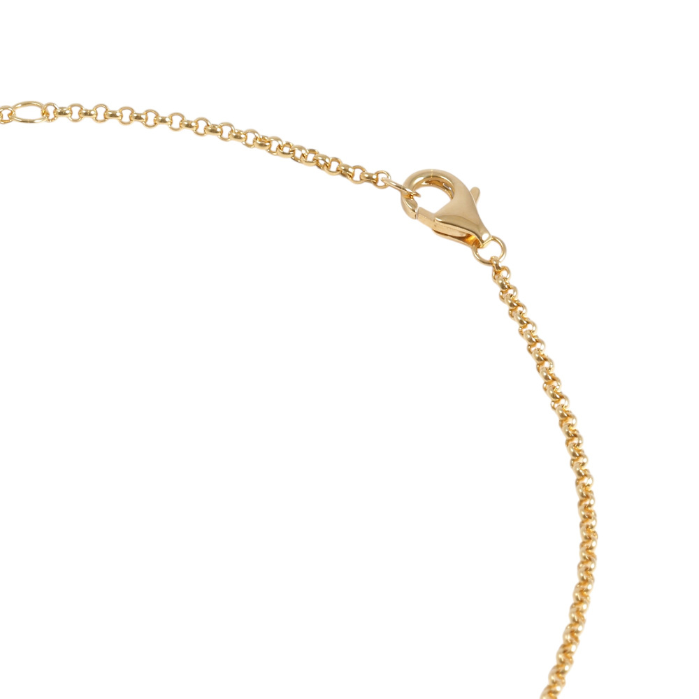 Cartier Agraf Necklace 18K Yellow Gold Diamond