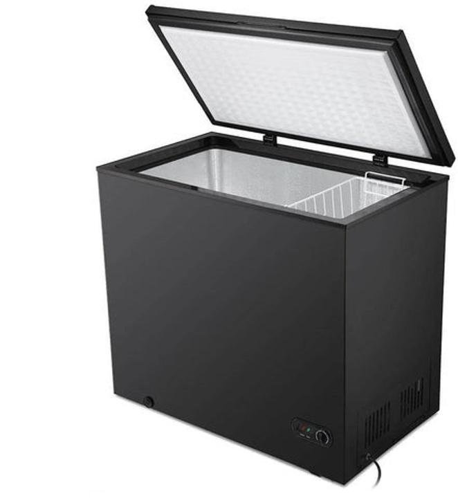 r-w-flame-7.0 Cubic Feet Black Chest Freezer Little Freezer Removable Basket