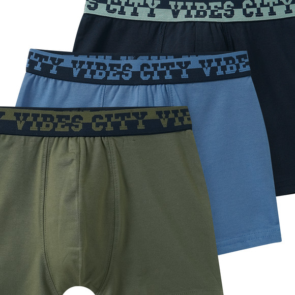Yigga 3 Jungen Boxer in verschiedenen Farben