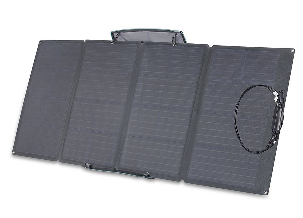 EcoFlow - Foldable 160W Solar Panel - Black