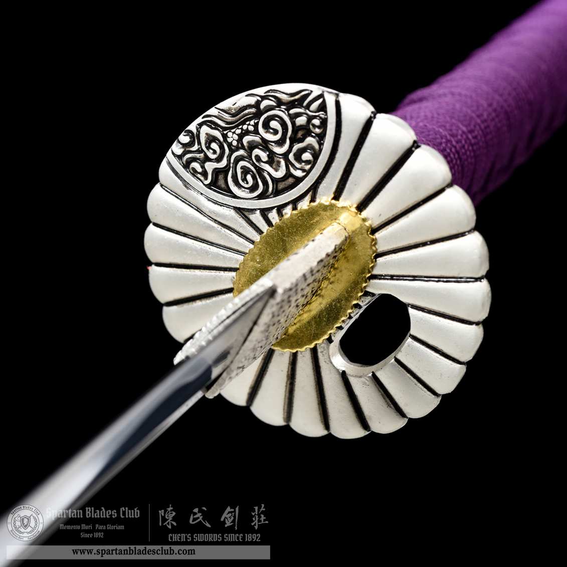 HW40 | Murasaki Oni | Not Sharpened | Practice Sword | Katana | Carbon Steel | Purple | Full-tang | Spartan Blades Club | CHEN'S SWORDS 1892 - Spartan Blades Club - 陳氏劍莊1892