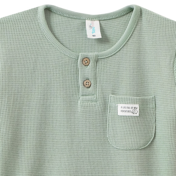 Topomini Baby T-Shirt mit Waffelstruktur