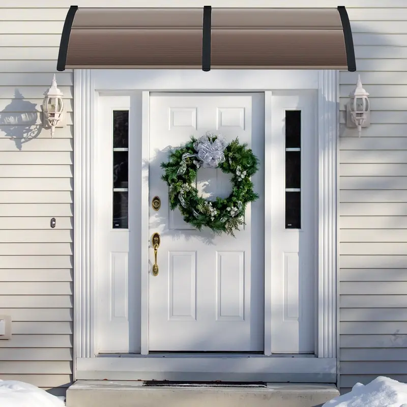 Sun and Rain-Resistant Window or Door Awning – UPF 50+ UV Protection