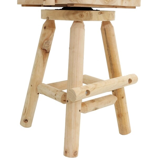 Sunnydaze Rustic Bar Stool