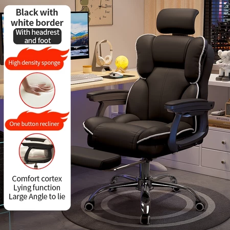 🔥Gaming chair Soft Gaming Chair Sedentary Office Chair Home Sofa Chair Bedroom Chair