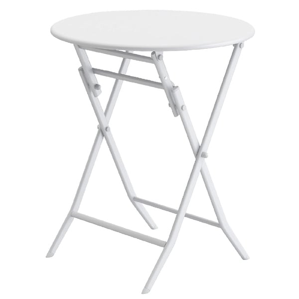 3Piece Patio Bistro Set of Foldable Round Table and Chairs,Yellow