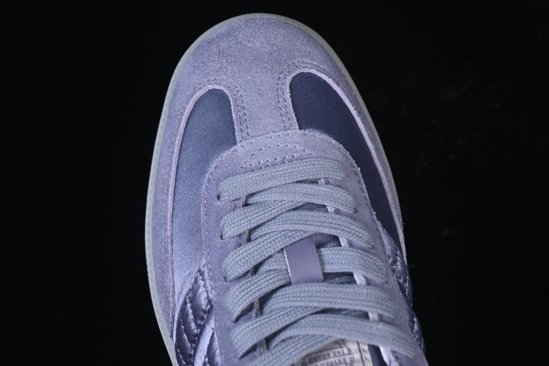 Adidas Samba Clover Casual Board Shoes White/Purple HQ5159