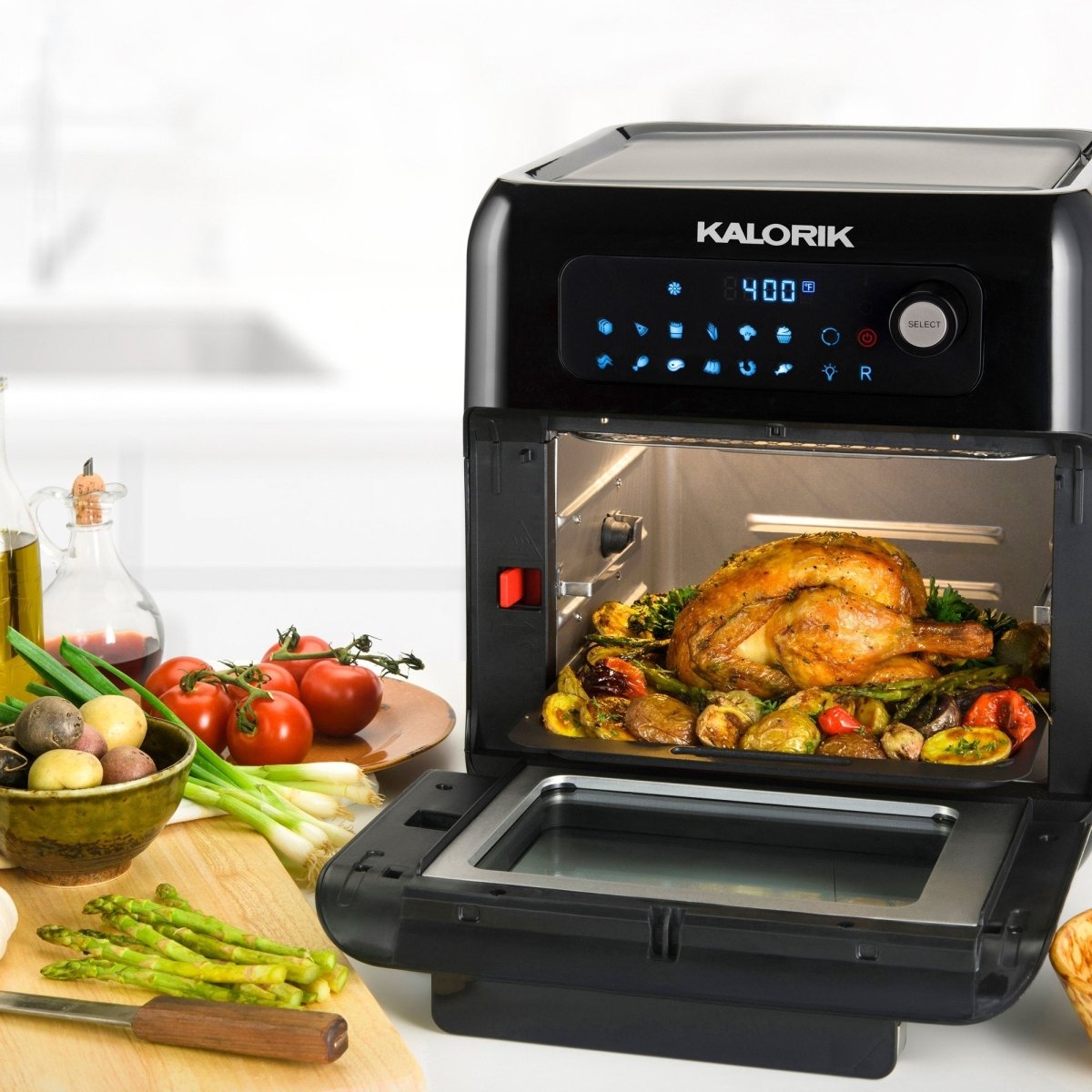 10 Quart Air Fryer Oven, Black