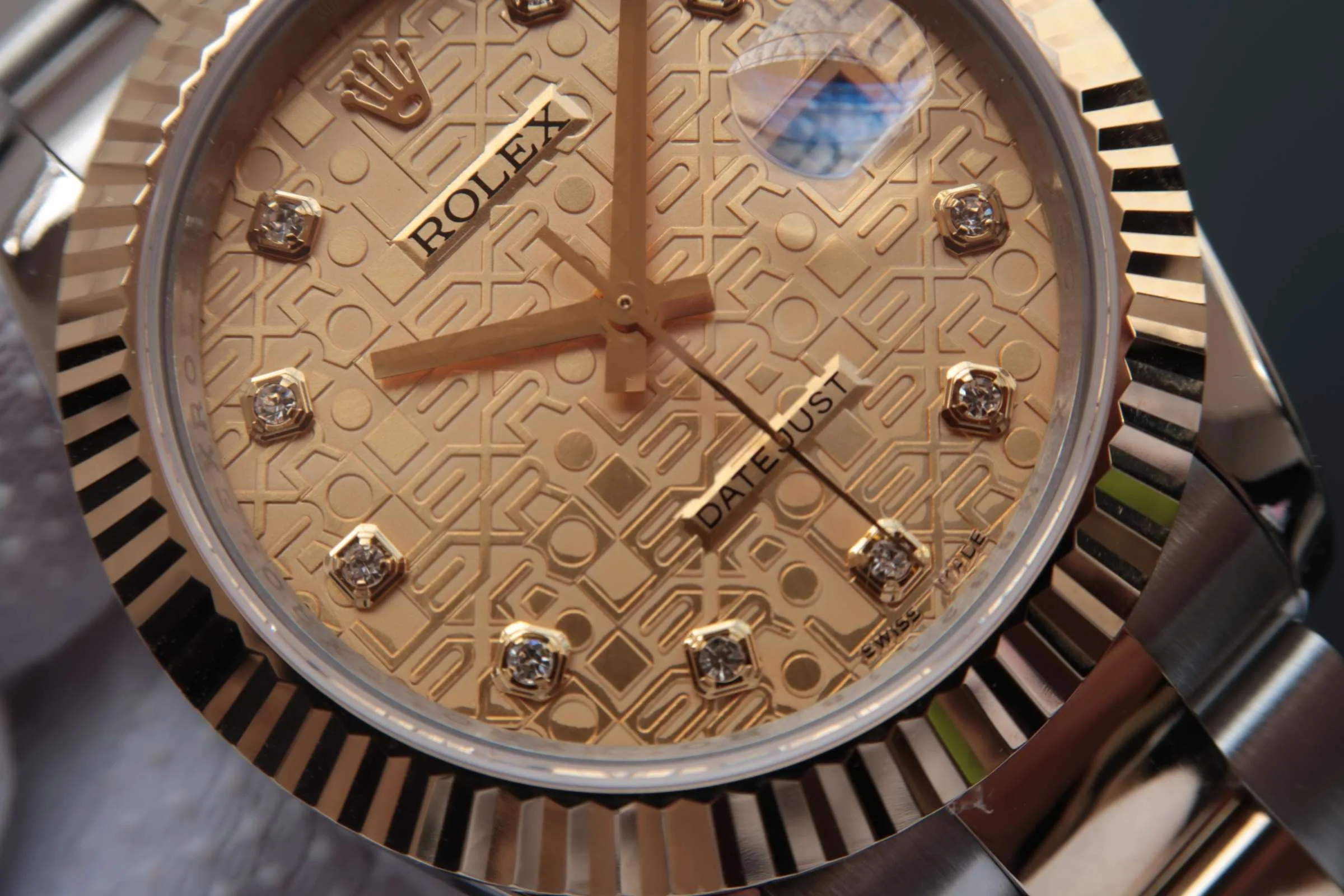 DATEJUST 41 TWO-TONE CHAMPAGNE DIAMOND DIAL
