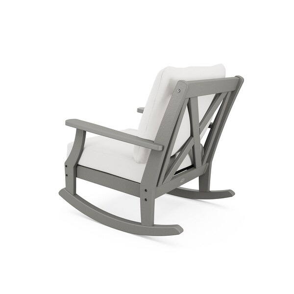 POLYWOOD Braxton Deep Seating Rocking Chair