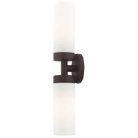 Livex Lighting 5072-07 Jefferson Semi Flush Mount Light, Bronze