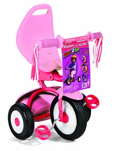 Radio Flyer Fold 2 Go Tricycle, Pink