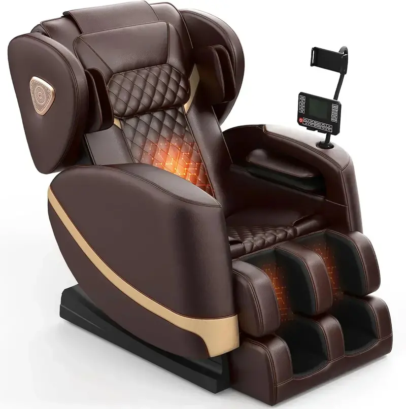 Zero Gravity Full-Body Massage Chair – 10-Point Roller System & Heated Foot Therapy
