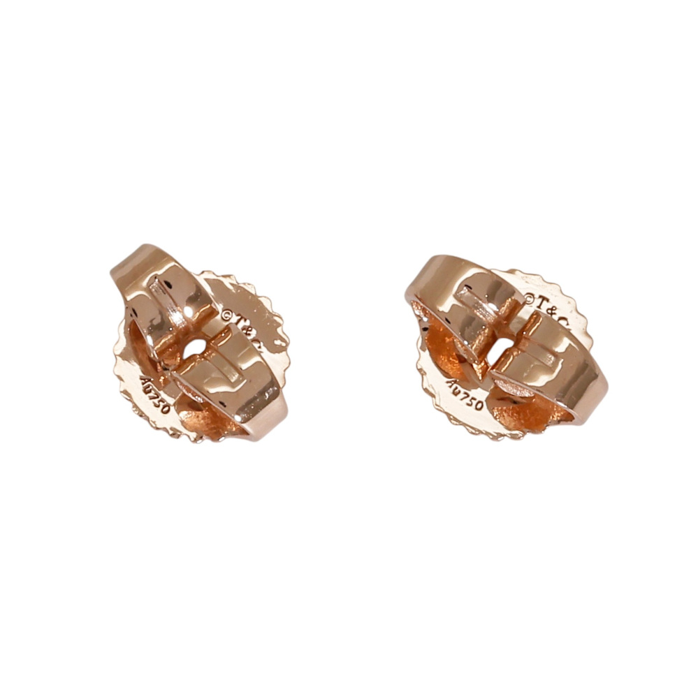 Tiffany & Co. Tiffany T One Open Hoop Earrings 18K Rose Gold 68408105