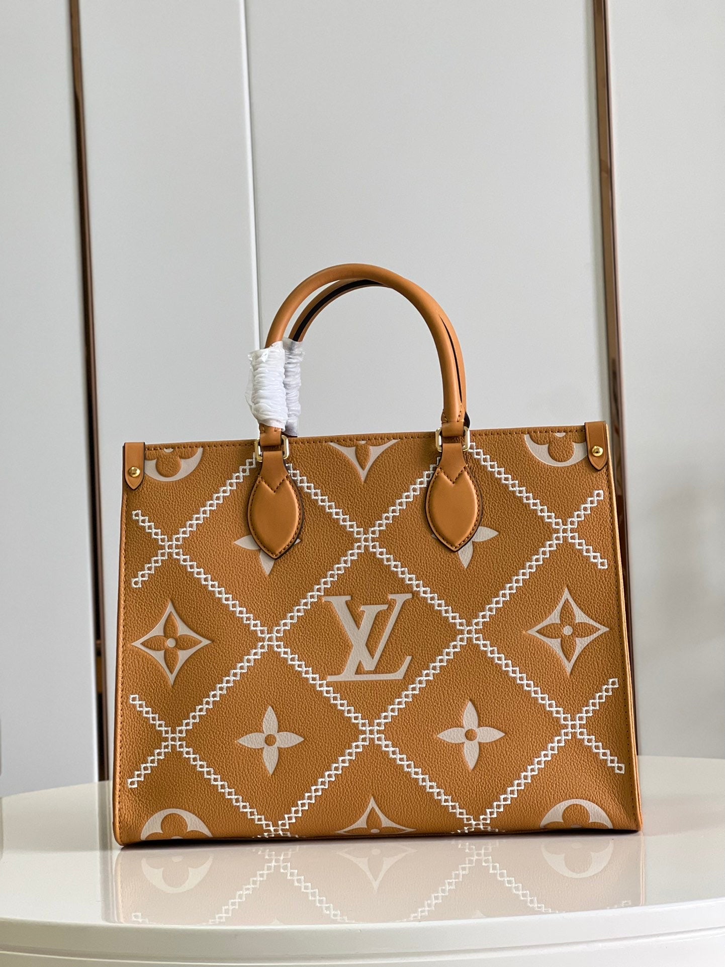 Louis Vuitton Onthego MM Tote Monogram Arizona ‘Brown Crème Beige’ 35cm