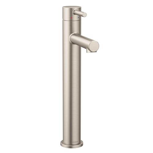 Moen Align Chrome One-Handle Single Hole Modern Vessel Sink Bathroom Faucet, 6192