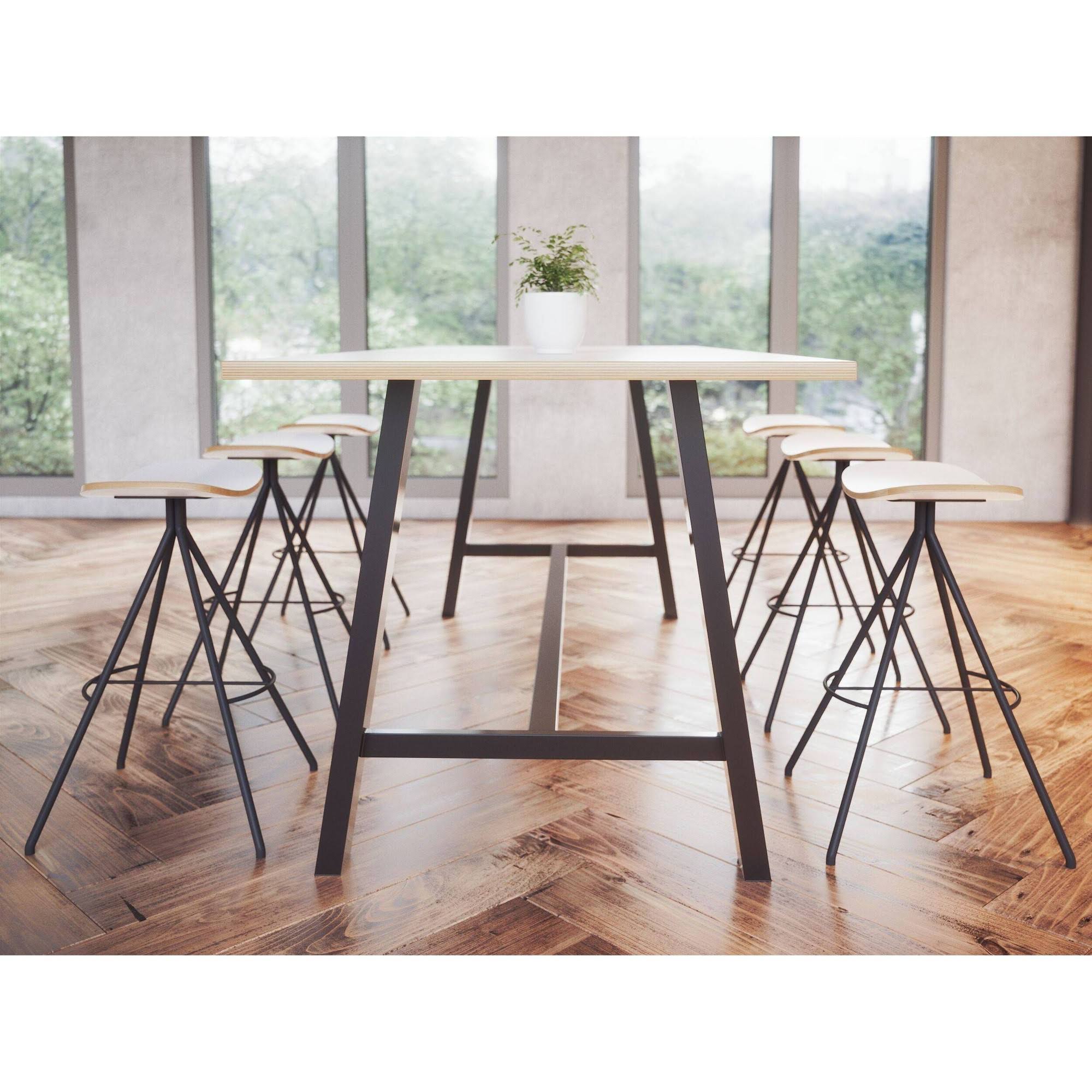 Olio Designs Ryder Espresso Barstool, Laminate Seat