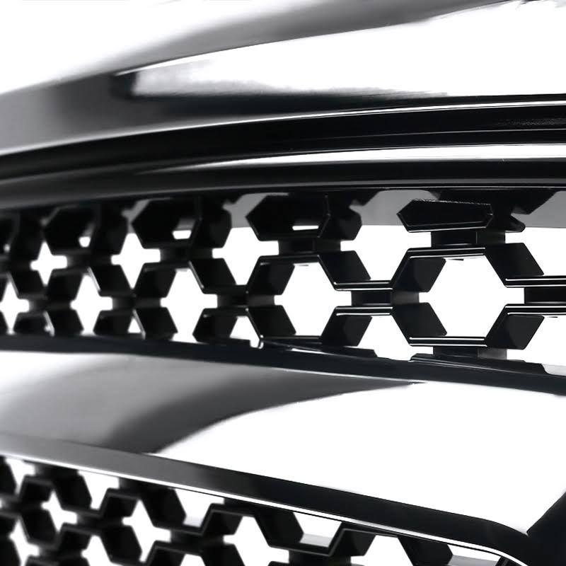 Spec-D Tuning Hg-Ram1315Cb-Gl 13-17 Dodge Ram Grille- Gloss Black