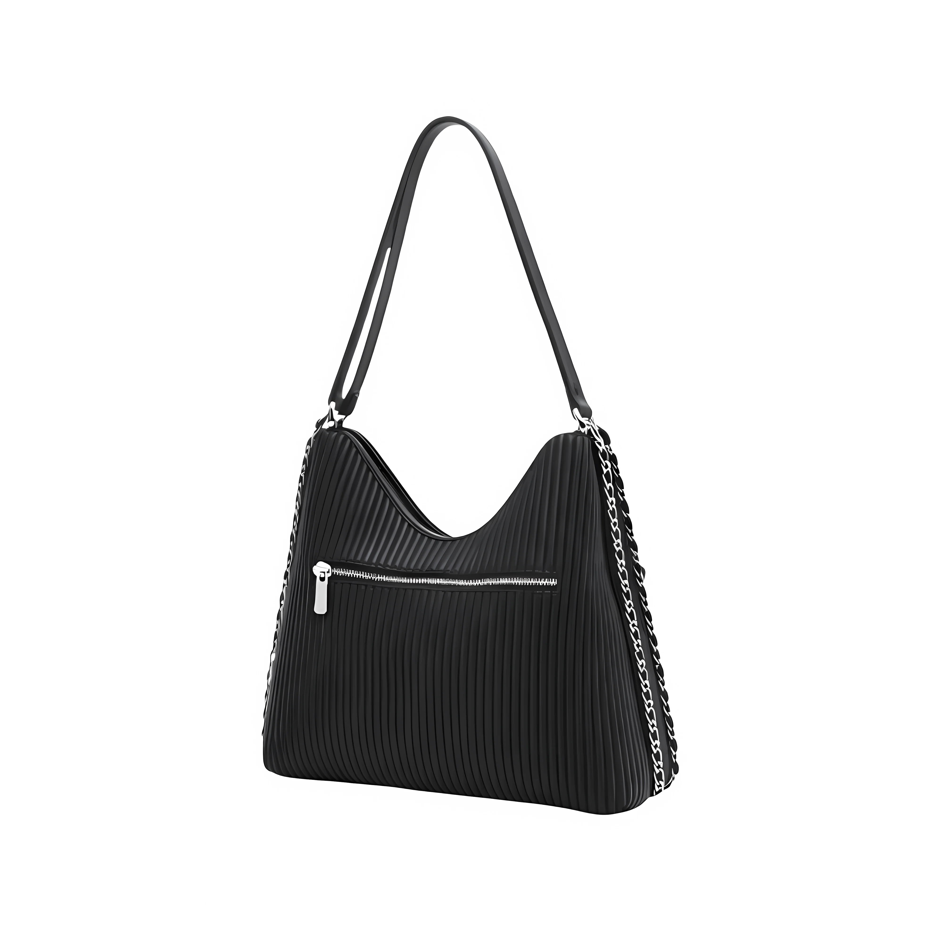 Chanel Bag | Maxi Hobo Black Lambskin