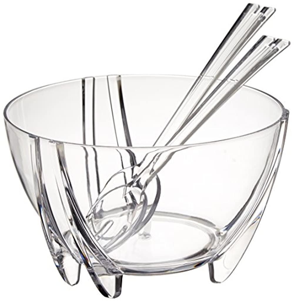 Prodyne Illusions Salad Bowl Servers 6Qt Shatterproof – SB3C