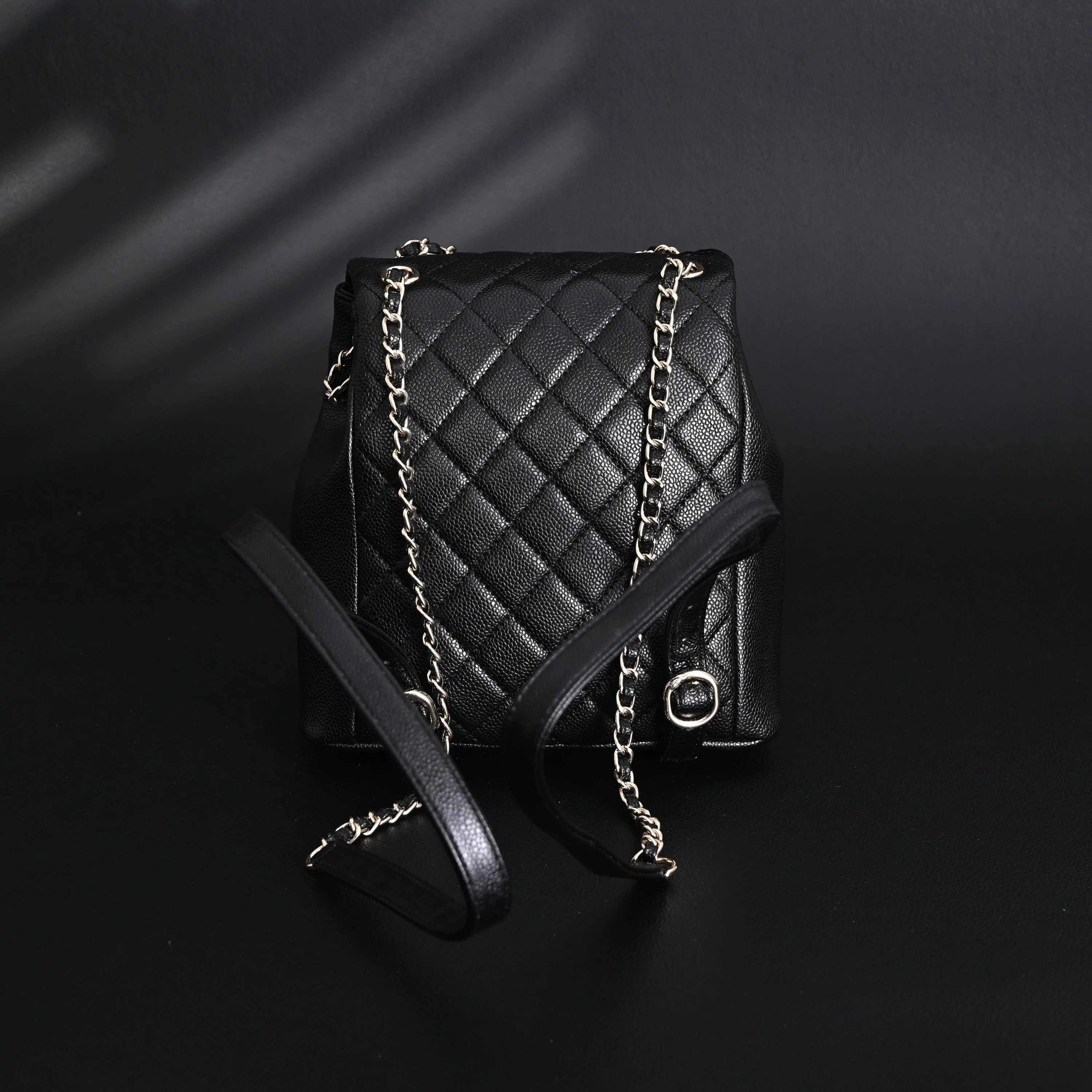 Chanel Duma Backpack – Black Quilted Lambskin with Gold-Tone Hardware (24A Collection)