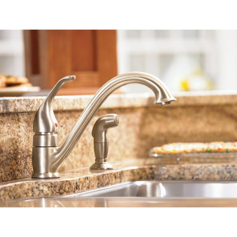 Moen Camerist Spot Resist Stainless One-Handle Kitchen Faucet 7840SRS