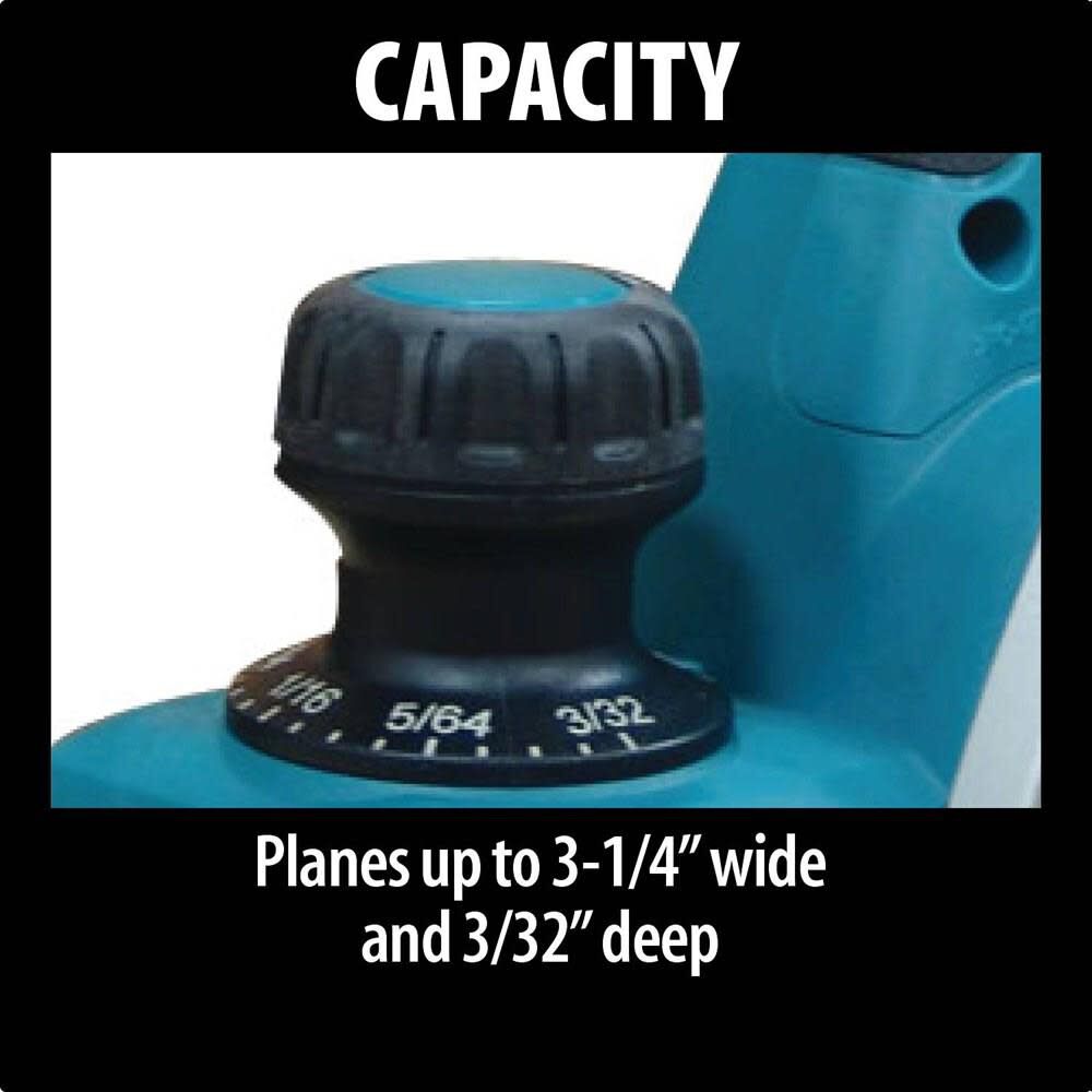 Makita 3-1/4 in. Planer with Tool Case KP0800K