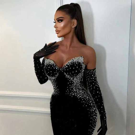 Strapless Sweetheart Maxi DressClistos