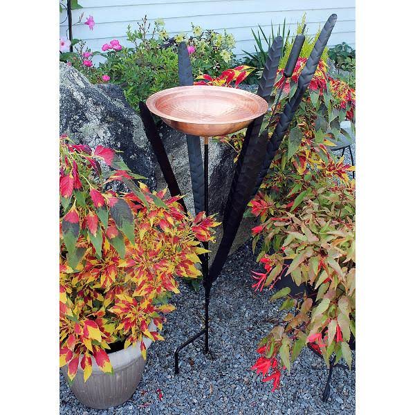 Achla Double Cattail Birdbath