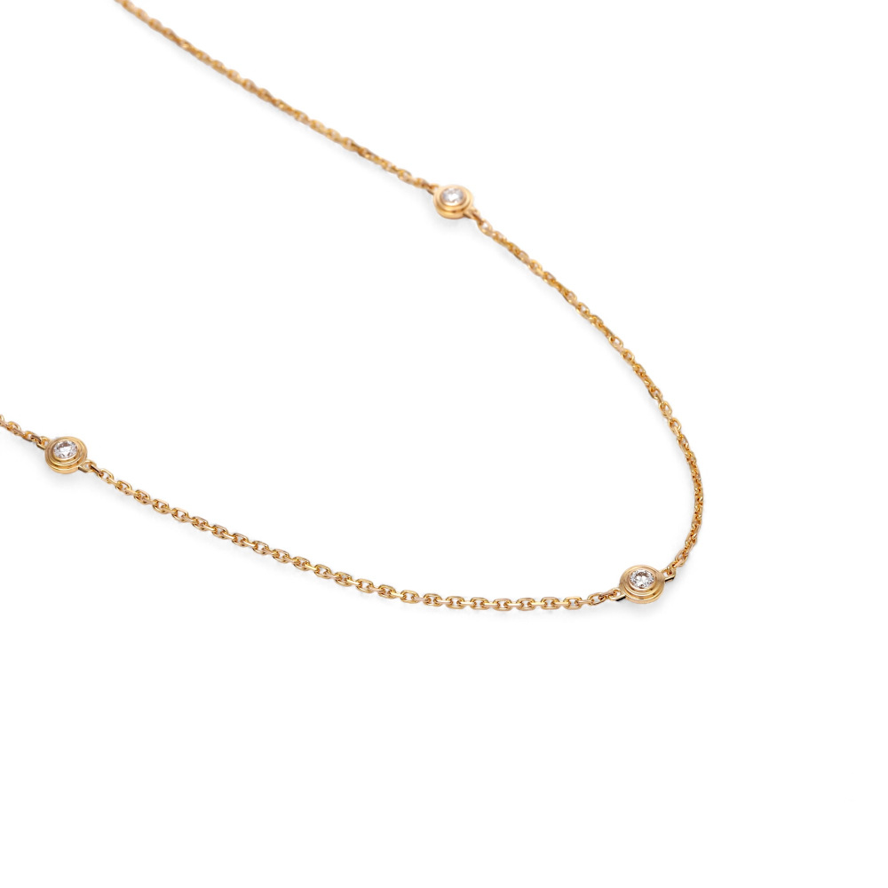 Cartier Diaman Leger Necklace 18K Rose Gold Diamond B7218700