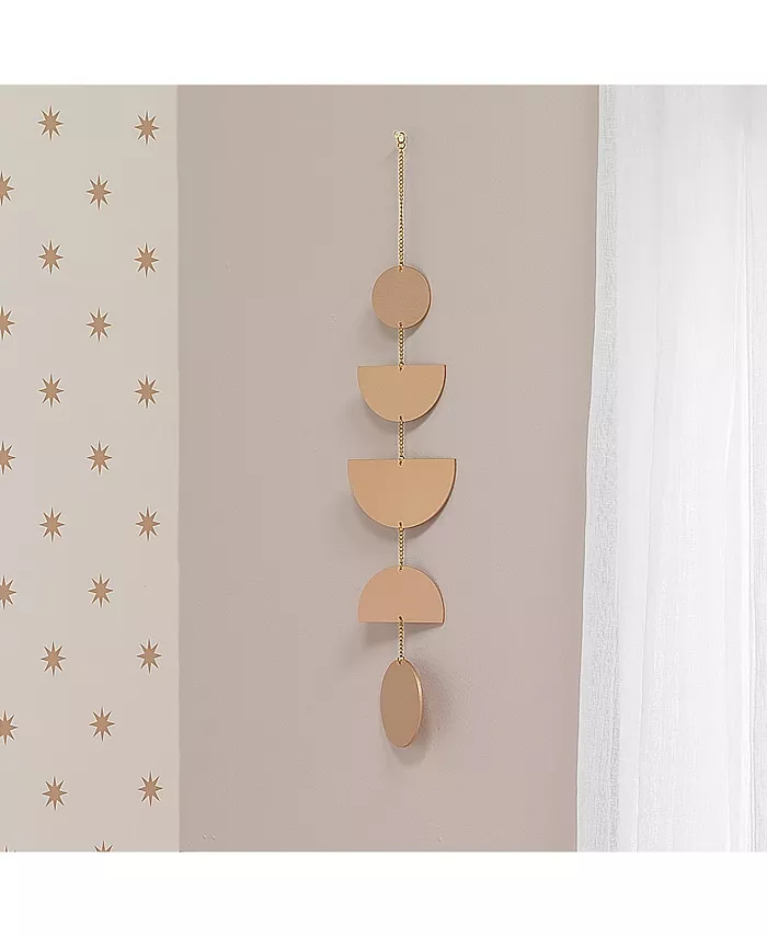 Lambs and Ivy Signature Gold Geometric Wood Wall Decor Wall Hanging