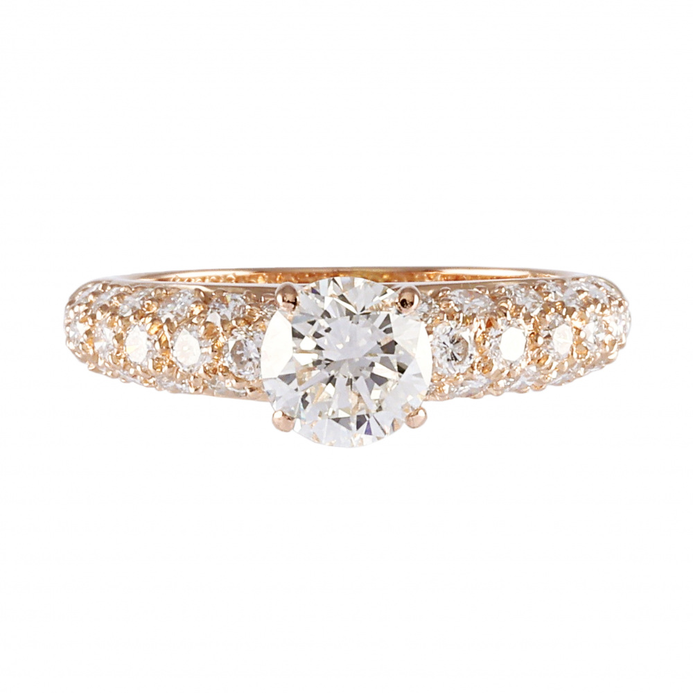 Van Cleef & Arpels K18PG Pink Gold Ring G