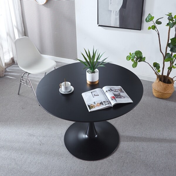 Midcentury Round Dining Table ,Kitchen Table,Easy to assemble and clean