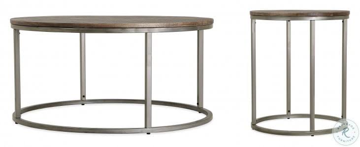Riverside Fusion 41508 Nesting Side Table in Brindled Fawn