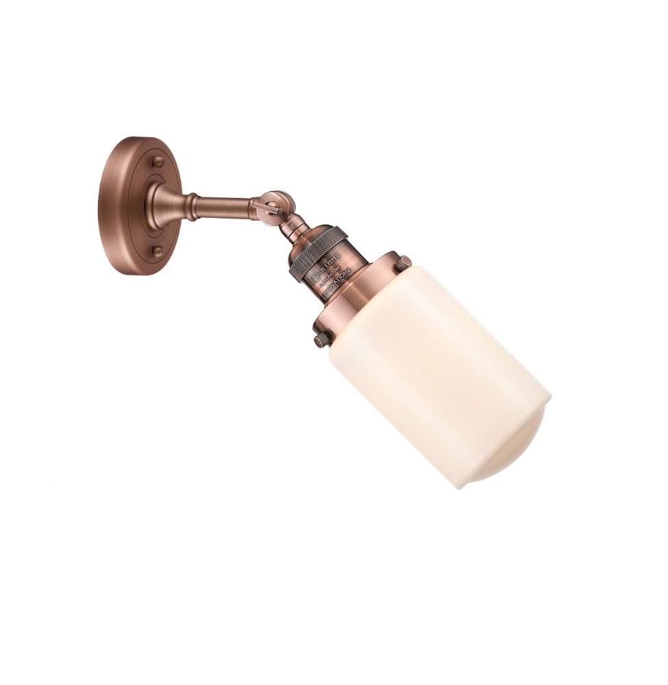 Innovations Lighting-Dover 1 Light Sconce-203-OB-G312 (Oil Rubbed Bronze)