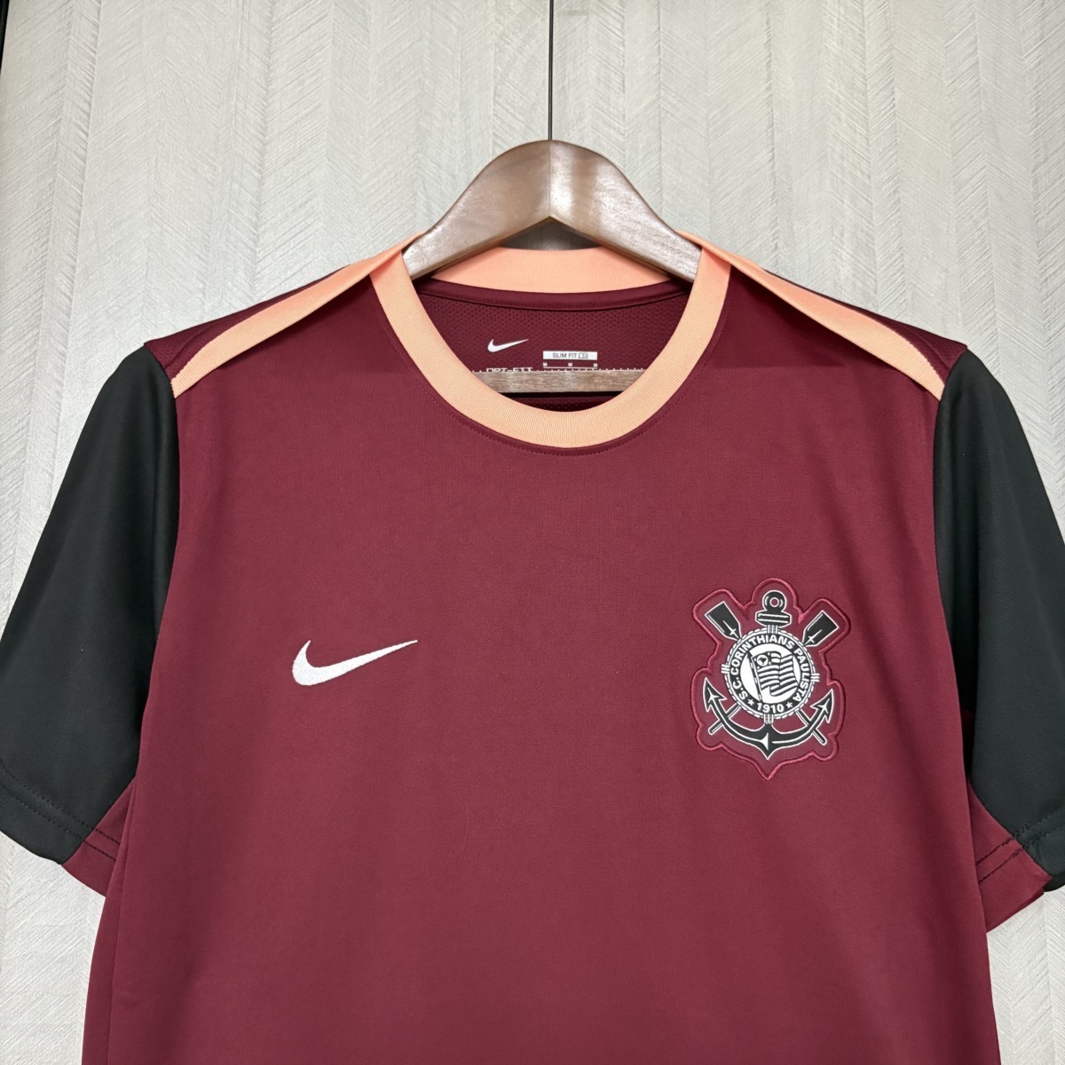 Masculino 26/27 Corinthians Maroon Jersey S-4XL Fan Version 3