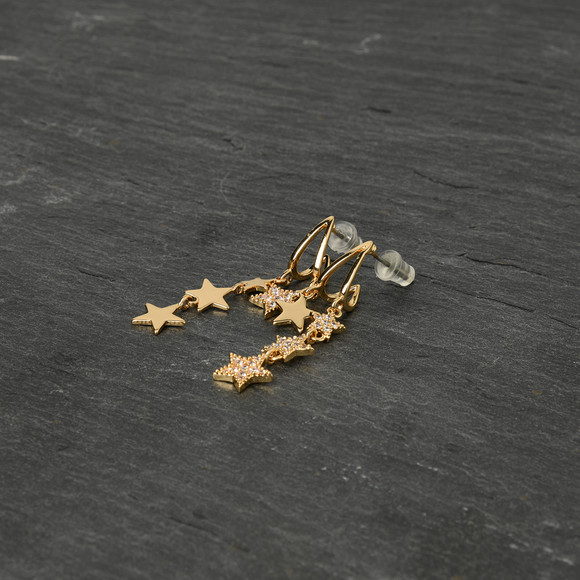 Gina 1 Paar Damen Ohrstecker in Gold-Optik