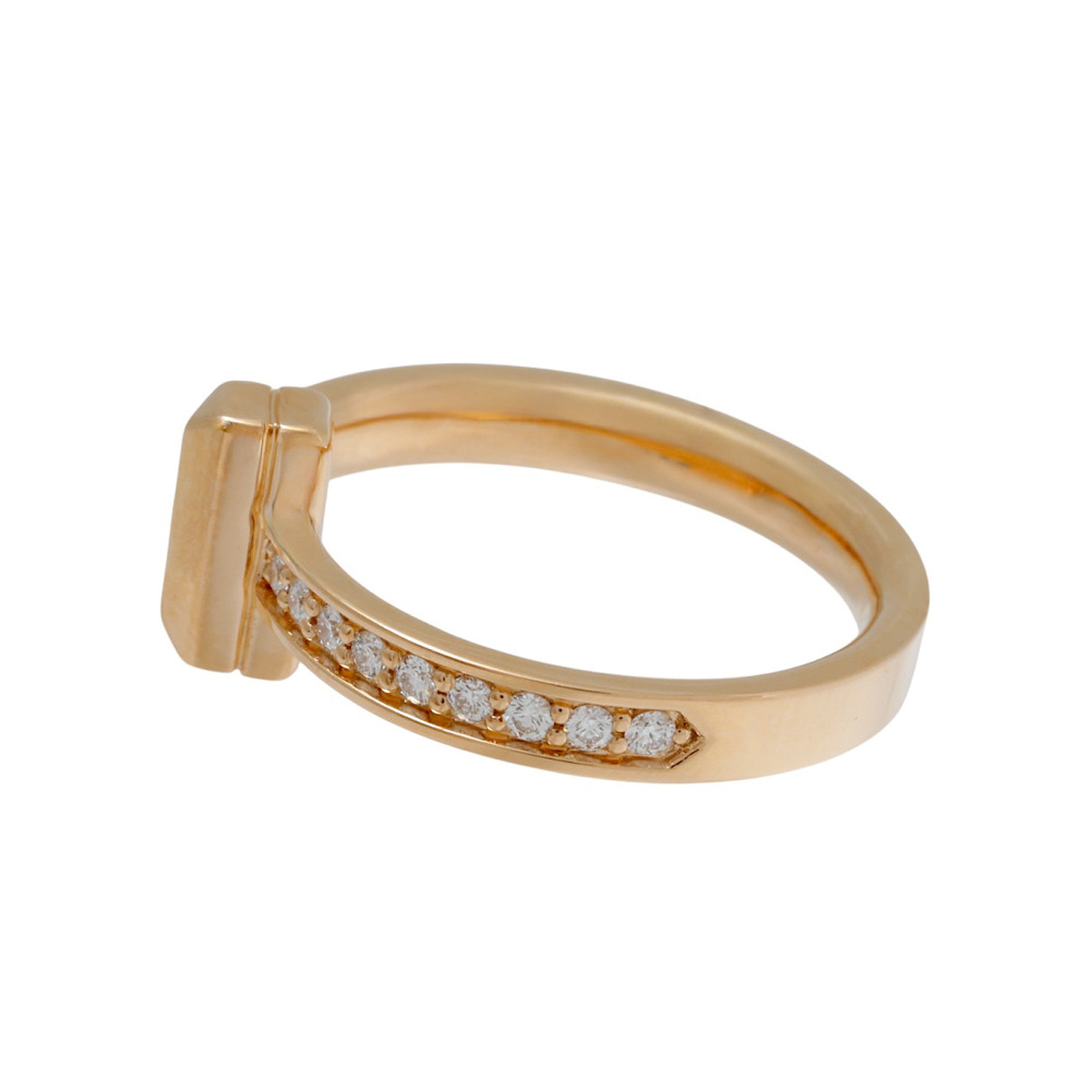Tiffany & Co. Tiffany T One Ring 18K Rose Gold Diamond 67795245