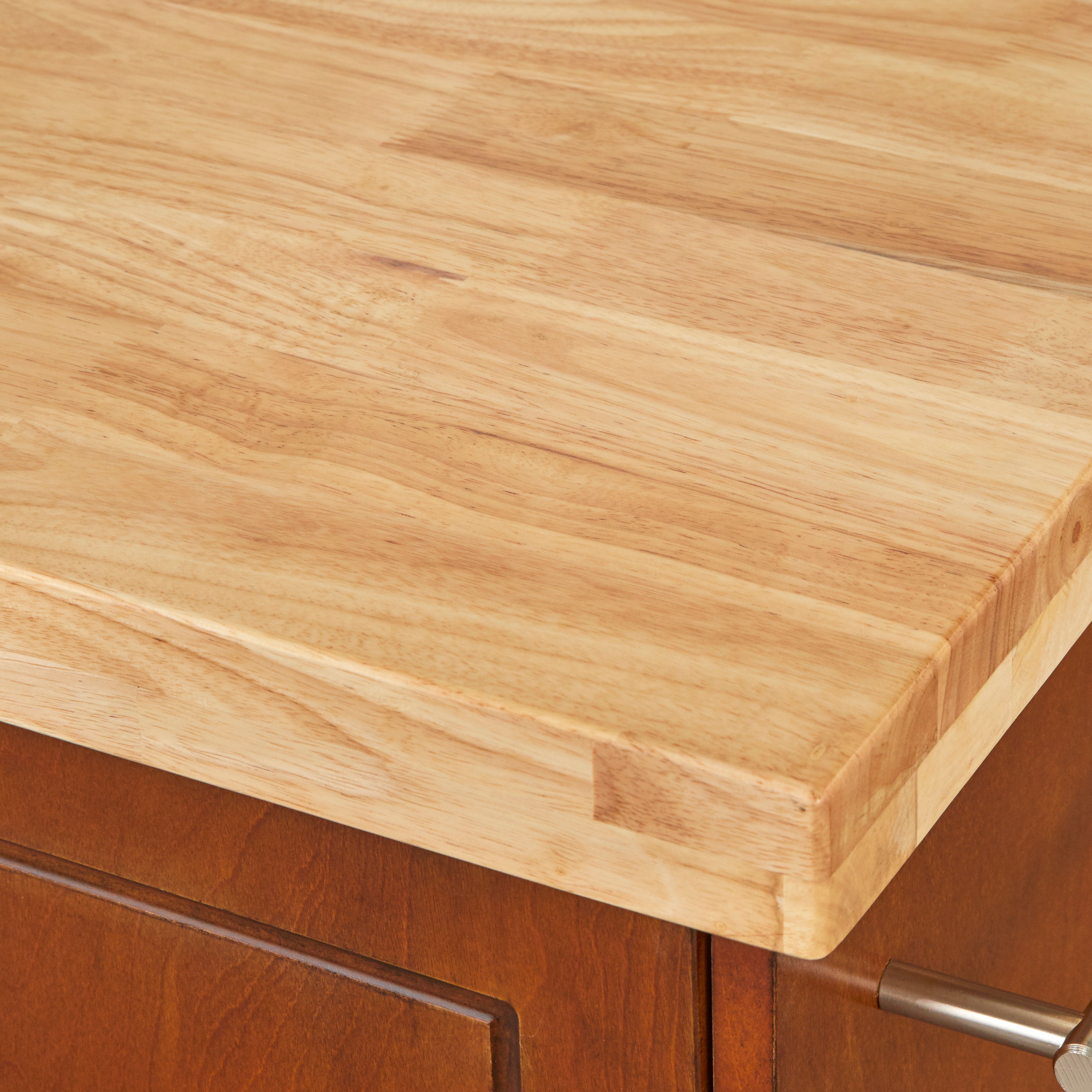 TMS Galvin Kitchen Microwave Cart, Walnut