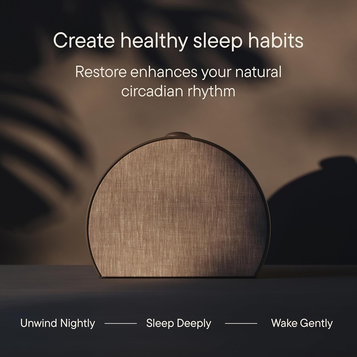 Sunrise Alarm Clock, Sound Machine, Smart Light (Cocoa) – White Noise, Screen-Free Sleep Routine