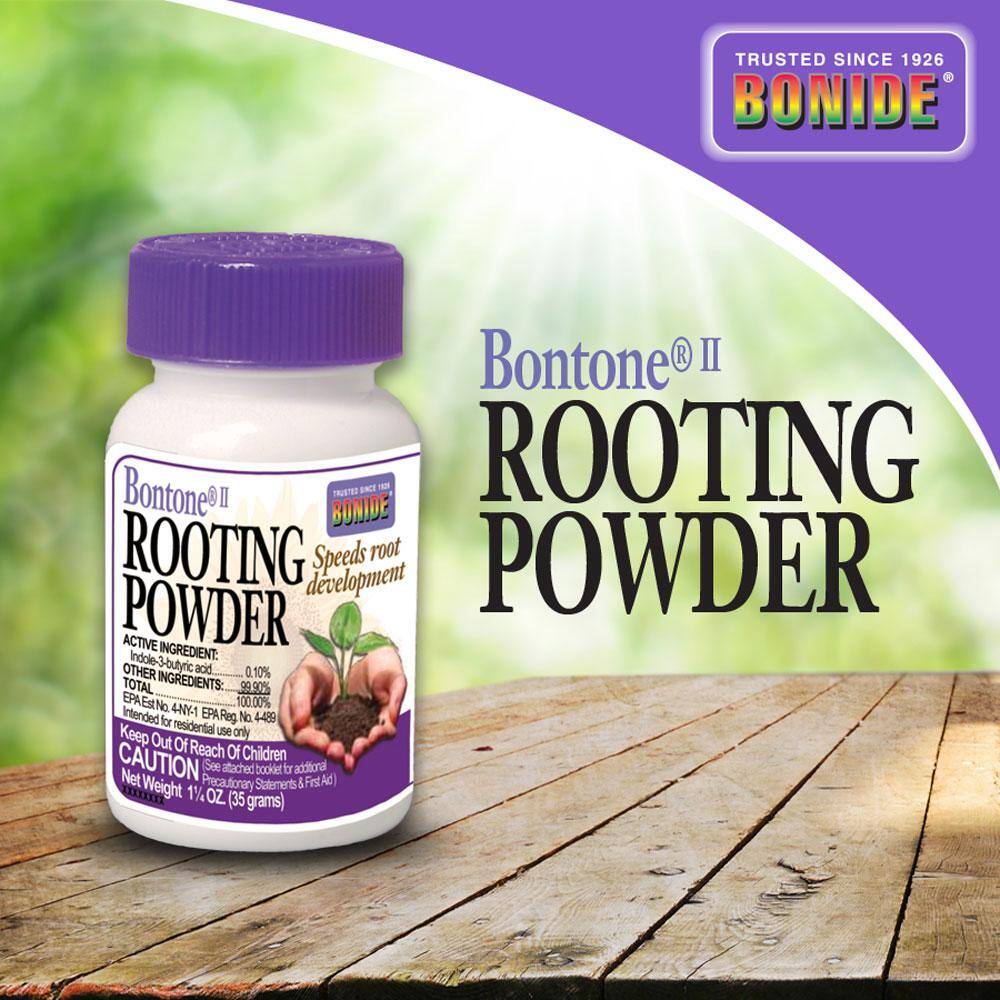 Bonide Bontone II Rooting Powder 1.25 oz. Ready-to-Use Dust for Houseplants and Transplants Speeds Root Development 925
