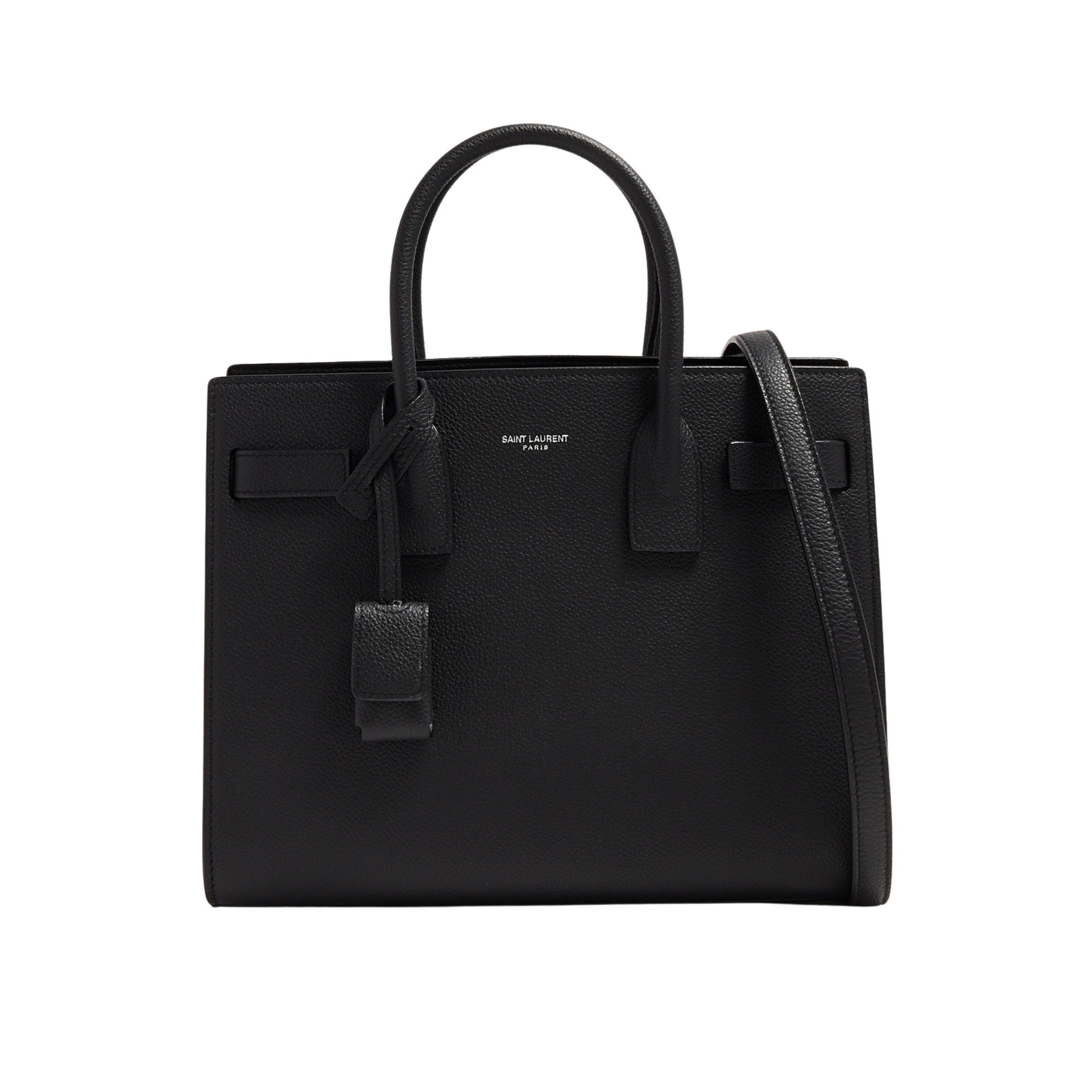 Saint Laurent Sac De Jour Baby In Grained Leather Black 26Cm