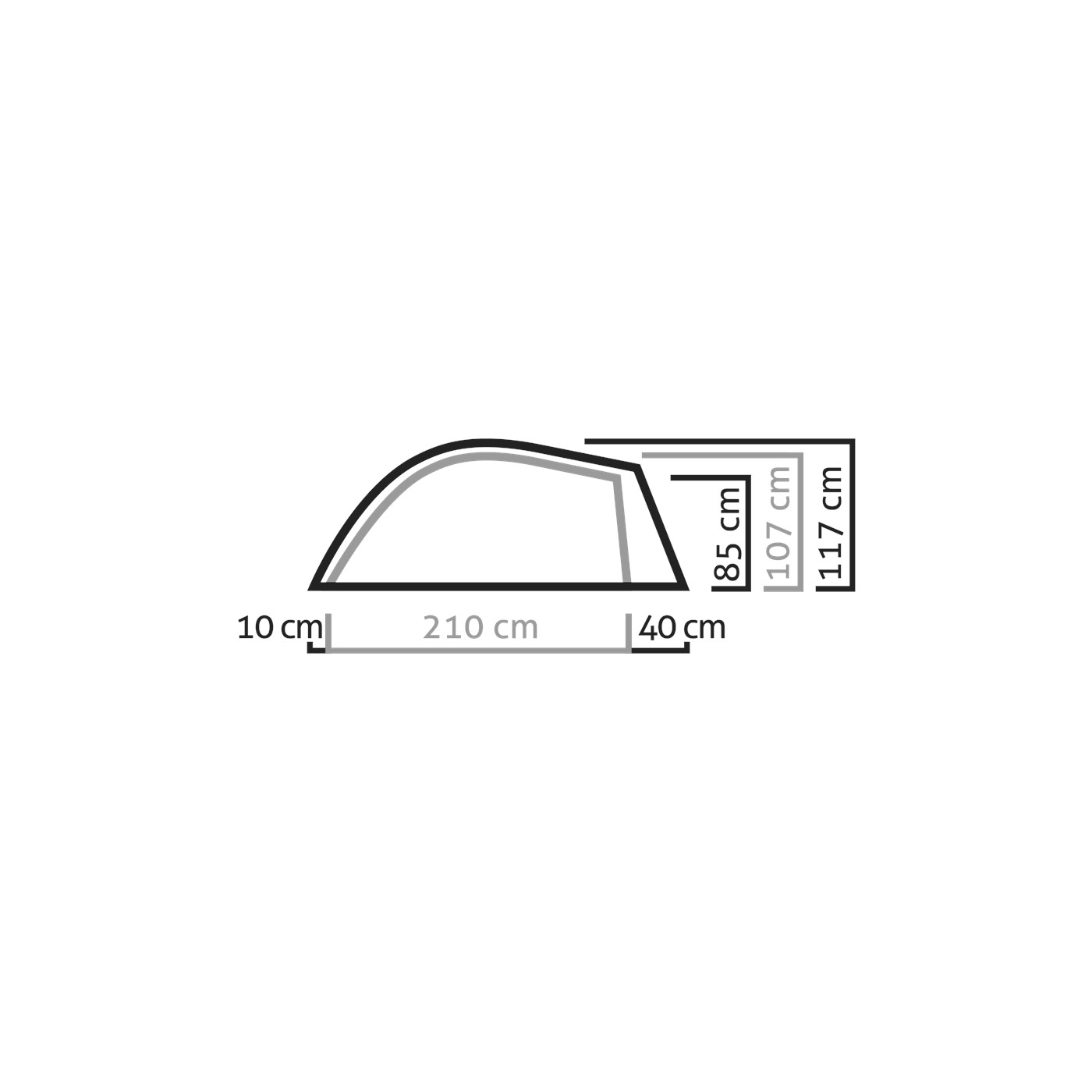 Salewa Litetrek III Tent - LIGHTGREY/CACTUS - Tents UNI