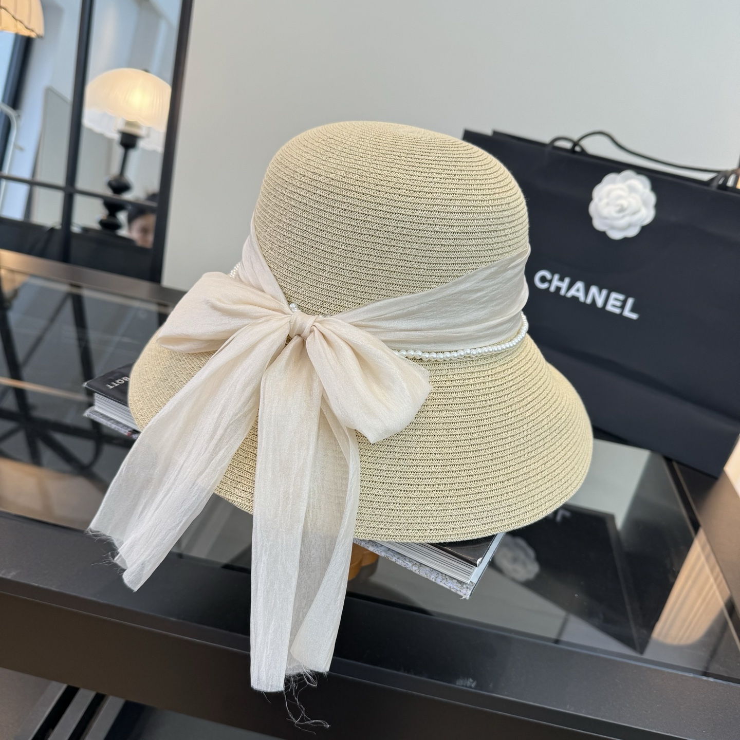 Chanel  new straw hat - cnluxepick