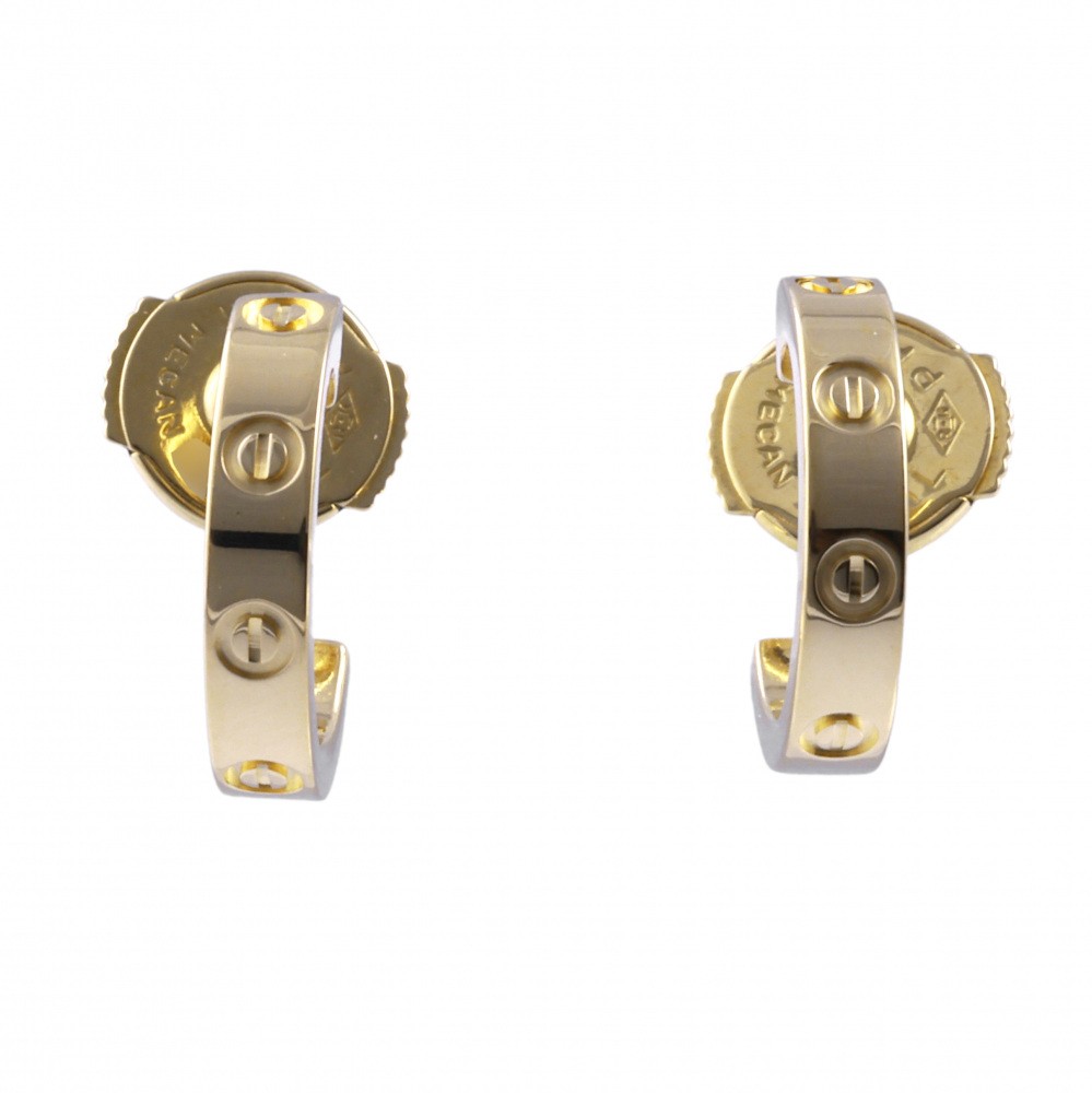 Cartier Love Earrings 18K Yellow Gold B8028800