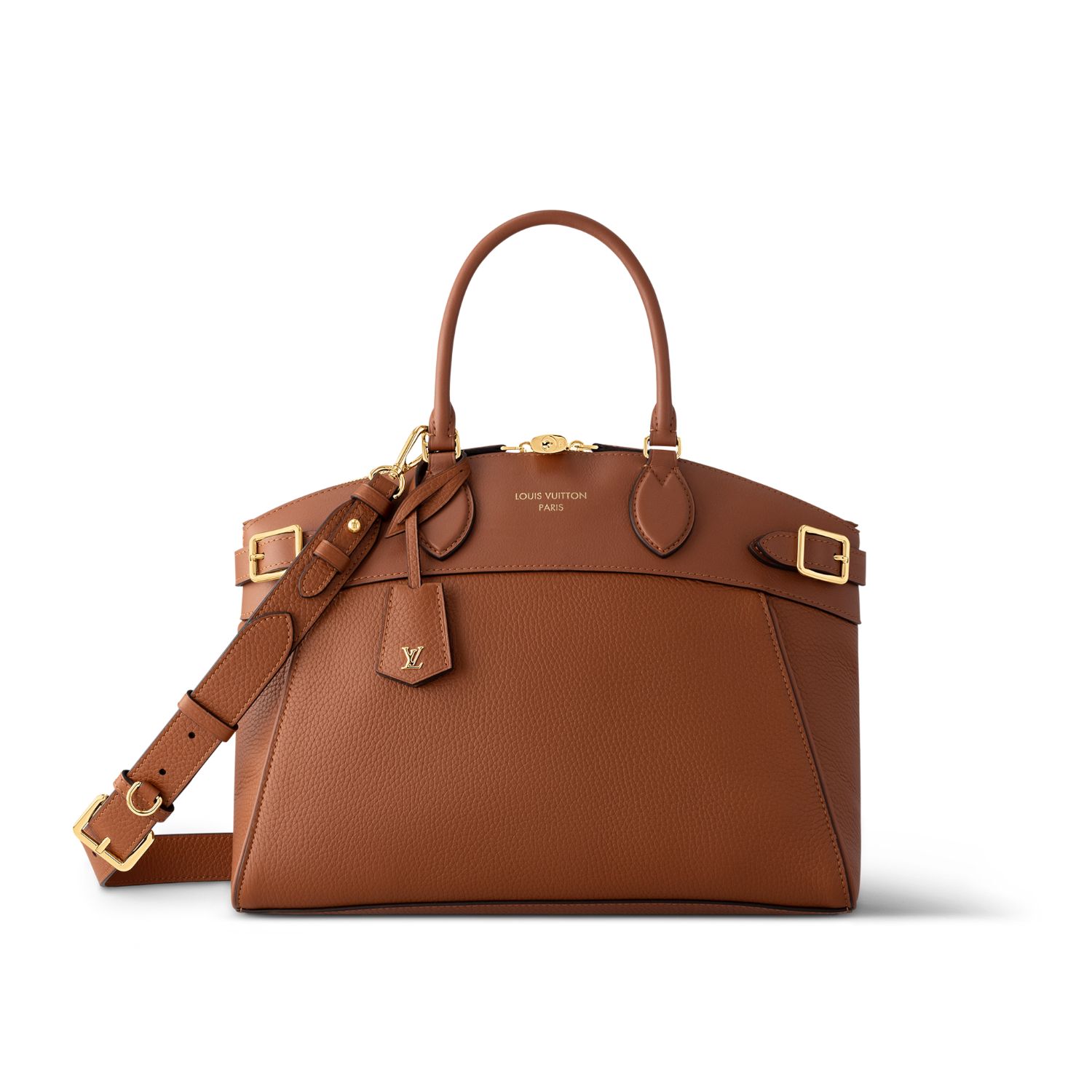 Louis Vuitton Lock It Vendôme Mm High End Leather Brown 36cm M22925
