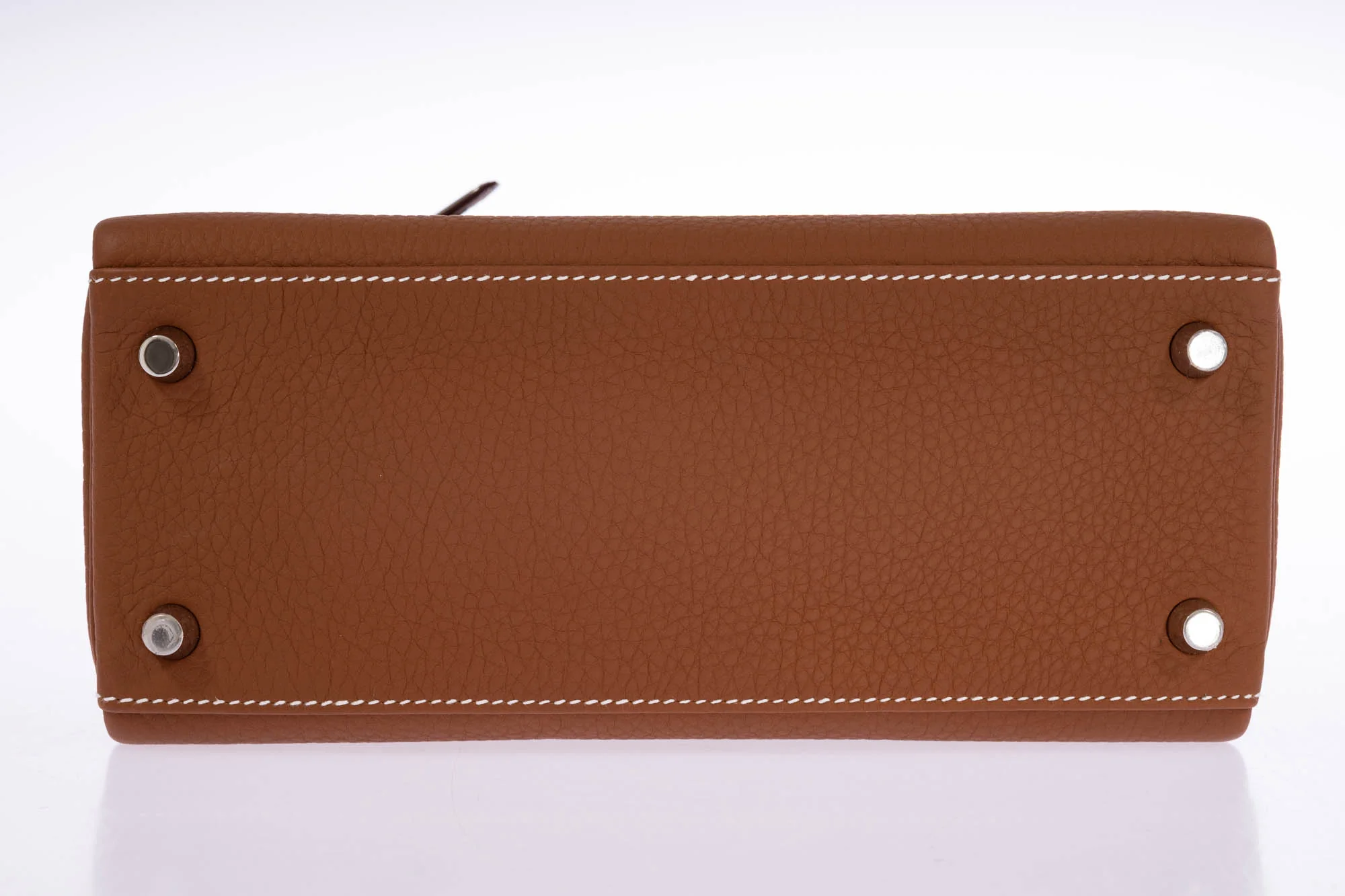 Hermès Kelly 25 Retourné Gold Togo Palladium Hardware