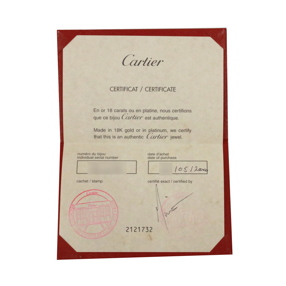 Cartier C Do Ring 18K White Gold Diamond N4123300