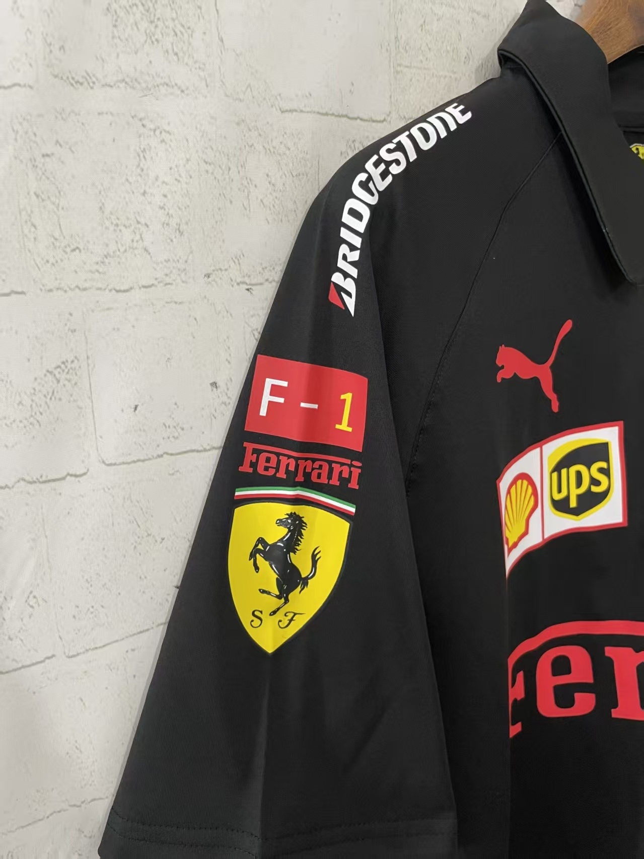 2026 F1 Polo Ferraria Black S-3XL